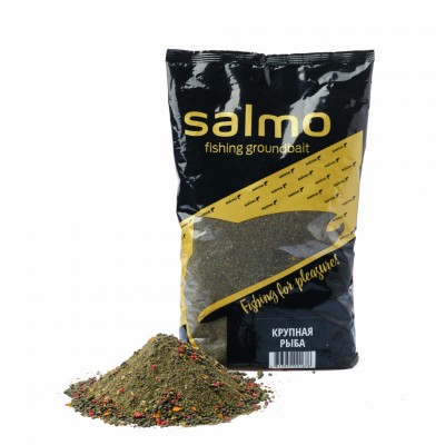 Прикормка SALMO Крупная рыба, 1кг Прикормка SALMO Крупная рыба, 1кг