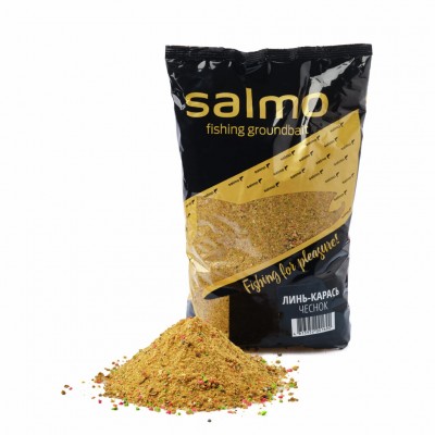 Прикормка SALMO Линь-карась чеснок, 1кг Прикормка SALMO Линь-карась чеснок, 1кг