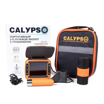 Портативный 2-х лучевой эхолот с глубомером ТМ CALYPSO FFS-02 COMFORT PLUS Портативный 2-х лучевой эхолот с глубомером ТМ CALYPSO FFS-02 COMFORT PLUS