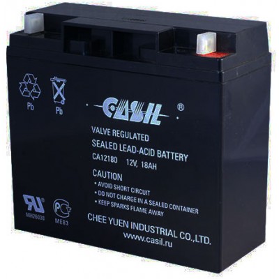 Аккумулятор свинцово-кислотный Casil CA12180 12V, 18Ah Аккумулятор свинцово-кислотный Casil CA12180 12V, 18Ah