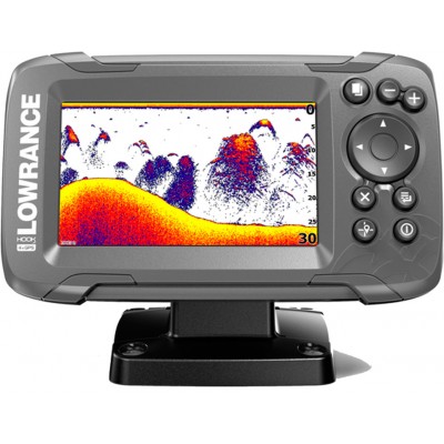 Эхолот Lowrance HOOK2 4x Bullet, 4 дюйма Эхолот Lowrance HOOK2 4x Bullet, 4 дюйма