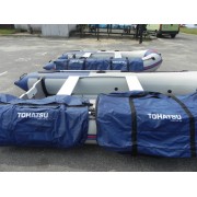Надувная 5-6-ти местная ПВХ лодка Tohatsu ME 360 A/L с алюминиевым полом