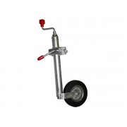 Колесо опорное в сборе с хомутом и крепежом для прицепа.