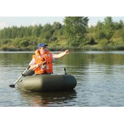 Надувная 1-местная ПВХ лодка Лидер Компакт 220