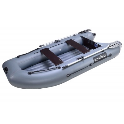Надувная 3-ёх местная ПВХ лодка Адмирал 290 НДНД Надувная 3-ёх местная ПВХ лодка Адмирал 290 НДНД