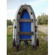 Надувная 3-ёх местная ПВХ лодка Солар Максима 330 килевая с транцем
