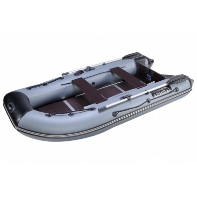 Надувная 4-ёх местная ПВХ лодка Адмирал 305 Classic Надувная 4-ёх местная ПВХ лодка Адмирал 305 Classic