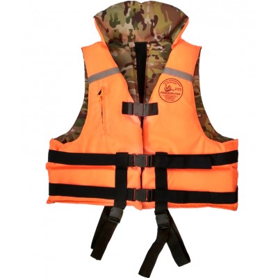 Жилет спасательный двухсторонний Poseidon Fish до 120кг Жилет спасательный двухсторонний Poseidon Fish до 120кг