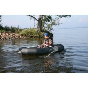Надувная 2-местная ПВХ лодка Лидер Компакт 265