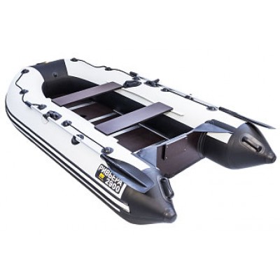 Надувная 3-местная ПВХ лодка Ривьера Компакт 2900 СК Надувная 3-местная ПВХ лодка Ривьера Компакт 2900 СК