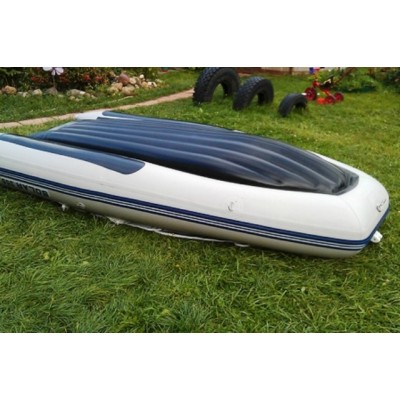 Надувная 3-ёх местная ПВХ лодка Солар Максима 350 килевая с транцем Надувная 3-ёх местная ПВХ лодка Солар Максима 350 килевая с транцем