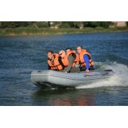 Надувная 6-местная ПВХ лодка Посейдон Касатка KS385 Marine