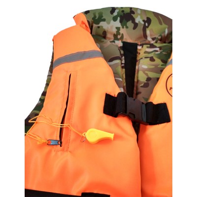 Жилет спасательный двухсторонний Poseidon Fish до 80кг Жилет спасательный двухсторонний Poseidon Fish до 80кг