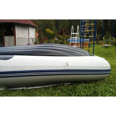 Надувная 3-ёх местная ПВХ лодка Солар Максима 350 килевая с транцем Надувная 3-ёх местная ПВХ лодка Солар Максима 350 килевая с транцем