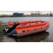 Надувная 5-и местная ПВХ лодка Reef 390Fнд