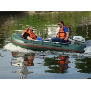 Надувная 2-местная ПВХ лодка CatFish CF-270