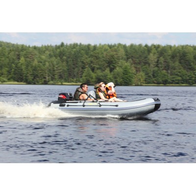 Надувная 4-ёх местная ПВХ лодка Адмирал 340 Sport Lite Надувная 4-ёх местная ПВХ лодка Адмирал 340 Sport Lite