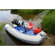 Надувная 3-ёх местная ПВХ лодка Солар Максима 350 килевая с транцем