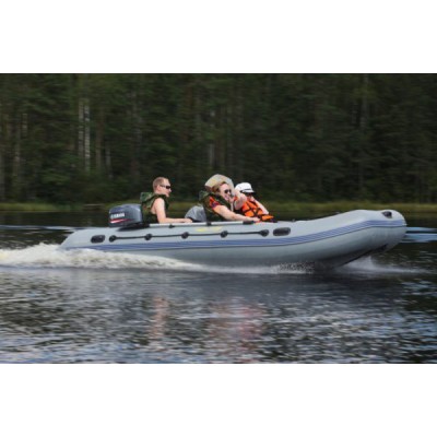 Надувная 7-ми местная ПВХ лодка Адмирал 380 Надувная 7-ми местная ПВХ лодка Адмирал 380