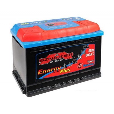 Аккумулятор лодочный тяговый Sznajder Energy 80Ah Аккумулятор лодочный тяговый Sznajder Energy 80Ah