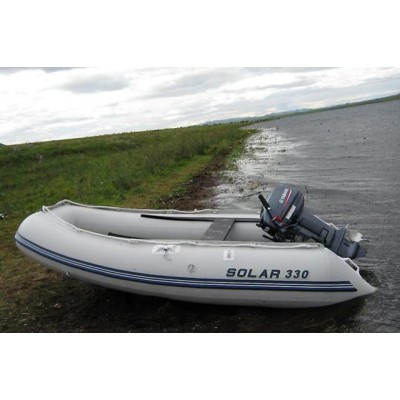 Надувная 3-ёх местная ПВХ лодка Солар Максима 330 килевая с транцем Надувная 3-ёх местная ПВХ лодка Солар Максима 330 килевая с транцем