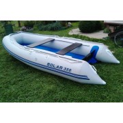 Надувная 3-ёх местная ПВХ лодка Солар Максима 350 килевая с транцем