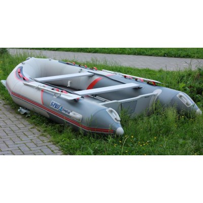 Надувная 4-х местная ПВХ лодка KingFish HDS-340AL Надувная 4-х местная ПВХ лодка KingFish HDS-340AL