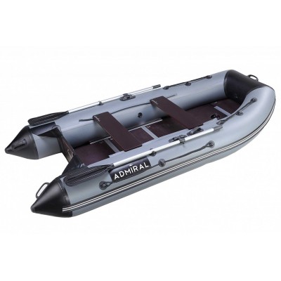 Надувная 4-ёх местная ПВХ лодка Адмирал 305 Classic Надувная 4-ёх местная ПВХ лодка Адмирал 305 Classic