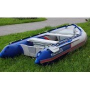 Надувная 6-ти местная ПВХ лодка KingFish HDS-360AL