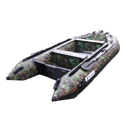 Надувная 6-ти местная ПВХ лодка KingFish HDS-360AL Camo Надувная 6-ти местная ПВХ лодка KingFish HDS-360AL Camo