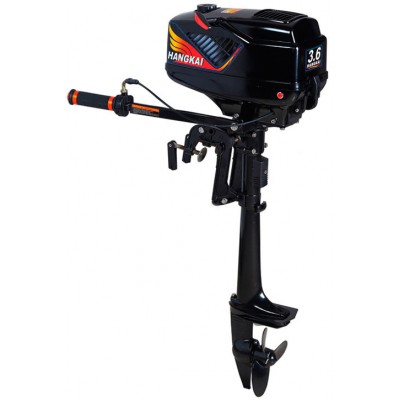 Подвесной 2-х тактный бензиновый лодочный мотор Hangkai T3.6HP Подвесной 2-х тактный бензиновый лодочный мотор Hangkai T3.6HP