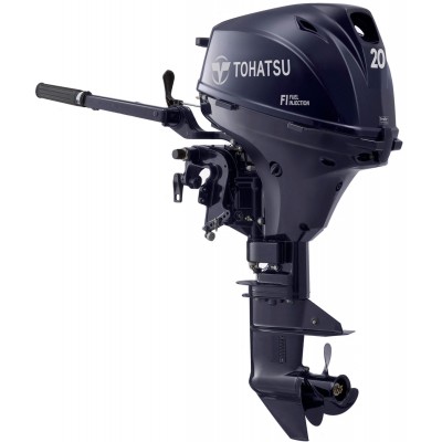 Подвесной 4-х тактный бензиновый лодочный мотор Tohatsu MFS20 ES EFI Подвесной 4-х тактный бензиновый лодочный мотор Tohatsu MFS20 ES EFI