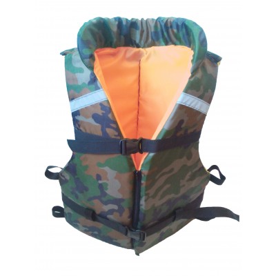 Жилет спасательный рыболовный на замке до 100кг Жилет спасательный рыболовный на замке до 100кг