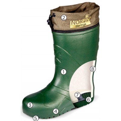 Сапоги зимние Norfin Berings с манжетой Сапоги зимние Norfin Berings с манжетой