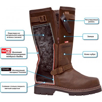 Сапоги зимние Demar Tirol Deluxe Сапоги зимние Demar Tirol Deluxe