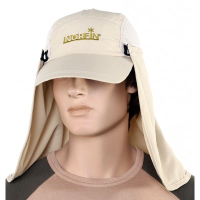 Бейсболка Norfin с козырьком и дополнительной защитой шеи от солнца Бейсболка Norfin с козырьком и дополнительной защитой шеи от солнца
