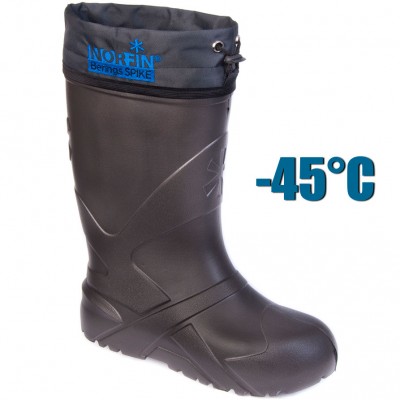 Сапоги зимние Norfin Berings SPIKE с манжетой и шипами Сапоги зимние Norfin Berings SPIKE с манжетой и шипами