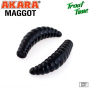 Силиконовая приманка Akara Trout Time MAGGOT 1.6" Shrimp