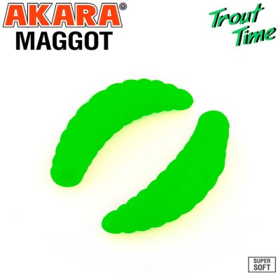 Силиконовая приманка Akara Trout Time MAGGOT 1.6" Shrimp Силиконовая приманка Akara Trout Time MAGGOT 1.6" Shrimp