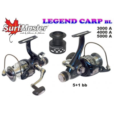 Безынерционая катушка Surf Master Legend Carp BL 5000 с байтраннером Безынерционая катушка Surf Master Legend Carp BL 5000 с байтраннером