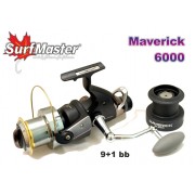 Безынерционая катушка Surf Master Maverik MA с байтраннером