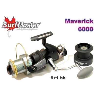 Безынерционая катушка Surf Master Maverik MA с байтраннером Безынерционая катушка Surf Master Maverik MA с байтраннером