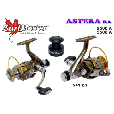 Безынерционная катушка Surf Master Astera 3500A RD Безынерционная катушка Surf Master Astera 3500A RD