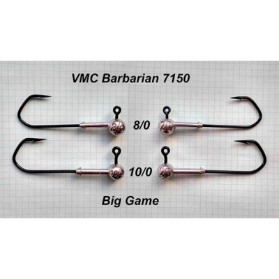 Джиг-головка Cheburahus крючок VMC Barbarian Jig 7150 №8/0 10-20 г Джиг-головка Cheburahus крючок VMC Barbarian Jig 7150 №8/0 10-20 г