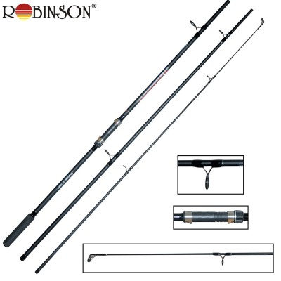 Карповое удилище Robinson DynaCore Carp Hunter 360, композит, штеккерный, 3,6 м, тест: 2.75 lbs, 388 г Карповое удилище Robinson DynaCore Carp Hunter 360, композит, штеккерный, 3,6 м, тест: 2.75 lbs, 388 г
