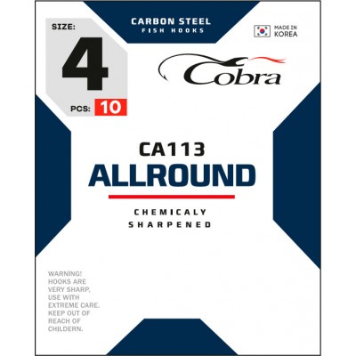 Крючки Cobra Allround CA113 Крючки Cobra Allround CA113