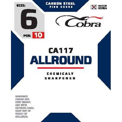Крючки Cobra Allround CA117 Крючки Cobra Allround CA117