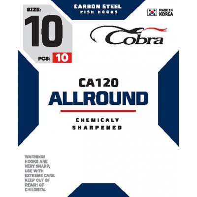 Крючки Cobra Allround CA120 Крючки Cobra Allround CA120