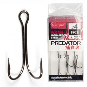 Крючки двойники Lucky John Predator LJH120-***
