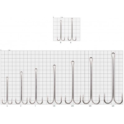Крючки двойники Lucky John Predator LJH122 Крючки двойники Lucky John Predator LJH122